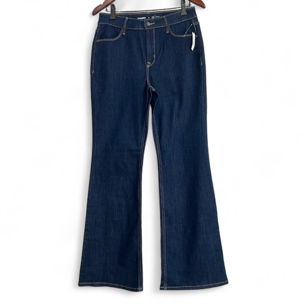 Old Navy Womens Jeans Size 6 Blue Denim High-Rise Flare Boot Cut